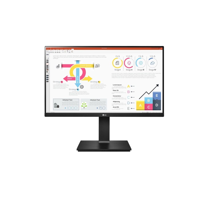 LG 24QP750P-B écran plat de PC 60,5 cm (23.8") 2560 x 1440 pixels Quad HD LED Noir