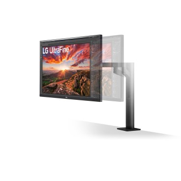 LG UltraFine Ergo écran plat de PC 68,6 cm (27") 3840 x 2160 pixels 4K Ultra HD LED Noir