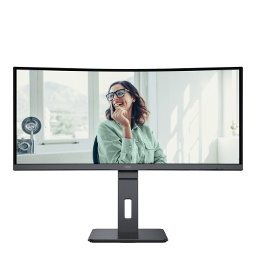 AOC CU34P3CV écran plat de PC 86,4 cm (34") 3440 x 1440 pixels UltraWide Quad HD LED Noir