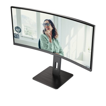 AOC CU34P3CV écran plat de PC 86,4 cm (34") 3440 x 1440 pixels UltraWide Quad HD LED Noir