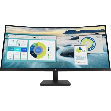 HP P34hc G4 écran plat de PC 86,4 cm (34") 3440 x 1440 pixels Quad HD LED Noir