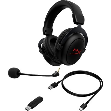 HyperX Cloud Core - Casque sans fil pour gaming (noir)