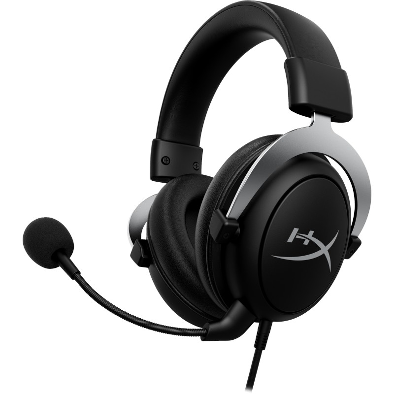 HyperX Casque CloudX pour jeux (argent argenté noir) - Xbox