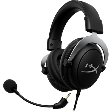 HyperX Casque CloudX pour jeux (argent argenté noir) - Xbox