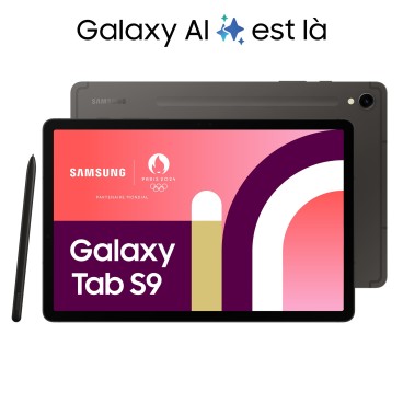 Samsung Galaxy Tab S9 SM-X710N Qualcomm Snapdragon 256 Go 27,9 cm (11") 12 Go Wi-Fi 6 (802.11ax) Android 13 Graphite