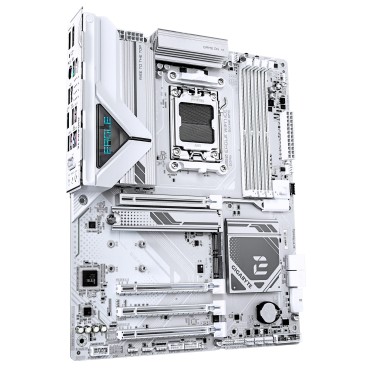 GIGABYTE B850 EAGLE WIFI7 ICE Carte mère - Processeurs AMD Ryzen série 9000, VRM numérique 8+2+2 phases, jusqu'à 8200 MHz DDR5