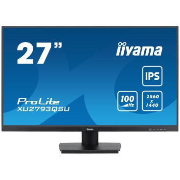 iiyama ProLite XU2793QSU-B6 écran plat de PC 68,6 cm (27") 2560 x 1440 pixels Wide Quad HD LED Noir