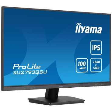 iiyama ProLite XU2793QSU-B6 écran plat de PC 68,6 cm (27") 2560 x 1440 pixels Wide Quad HD LED Noir