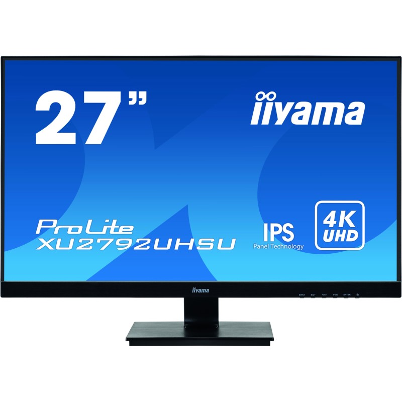 iiyama ProLite XU2792UHSU-B1 LED display 68,6 cm (27") 3840 x 2160 pixels 4K Ultra HD Noir