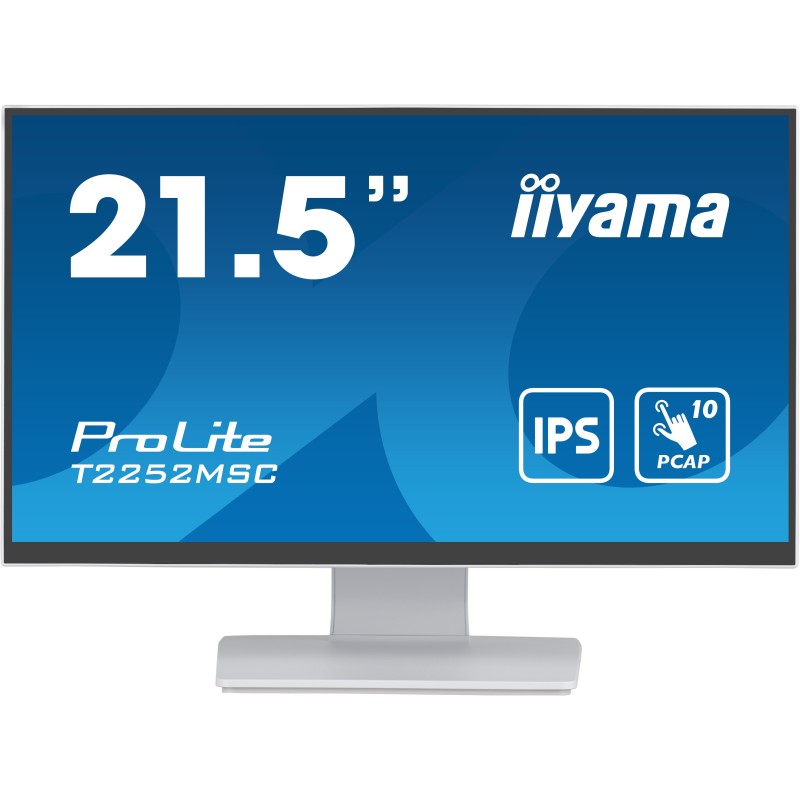 iiyama ProLite écran plat de PC 54,6 cm (21.5") 1920 x 1080 pixels Full HD LCD Écran tactile Table Blanc