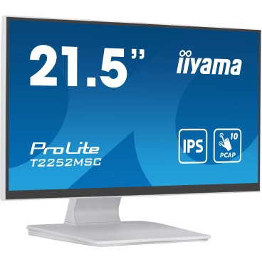 iiyama ProLite écran plat de PC 54,6 cm (21.5") 1920 x 1080 pixels Full HD LCD Écran tactile Table Blanc