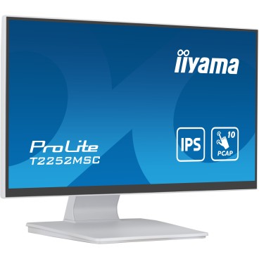 iiyama ProLite écran plat de PC 54,6 cm (21.5") 1920 x 1080 pixels Full HD LCD Écran tactile Table Blanc