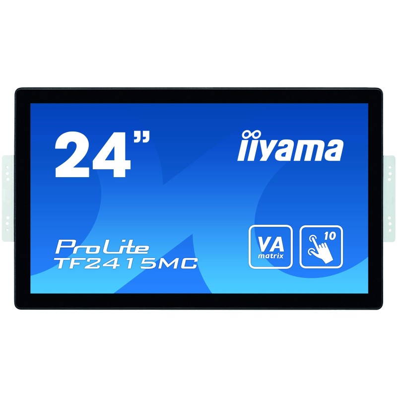 iiyama ProLite TF2415MC-B2 écran plat de PC 60,5 cm (23.8") 1920 x 1080 pixels Full HD LCD Écran tactile Multi-utilisateur Noir