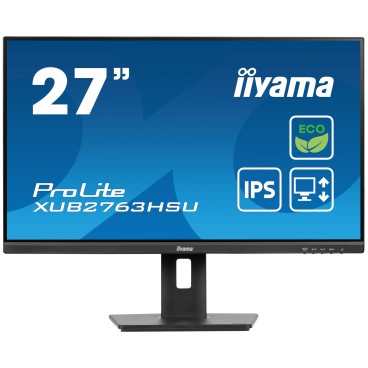 iiyama ProLite XUB2763HSU-B1 écran plat de PC 68,6 cm (27") 1920 x 1080 pixels Full HD LED Noir