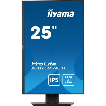 iiyama ProLite XUB2595WSU-B5 écran plat de PC 63,5 cm (25") 1920 x 1200 pixels WUXGA LED Noir