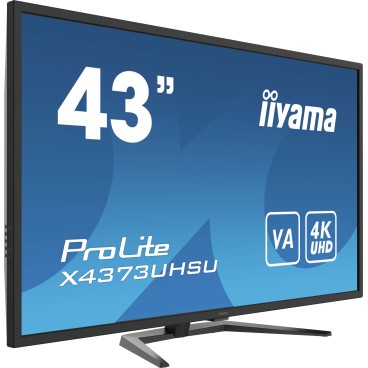 iiyama ProLite X4373UHSU-B1 écran plat de PC 108 cm (42.5") 3840 x 2160 pixels 4K Ultra HD Noir