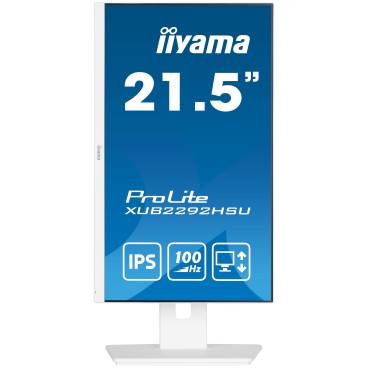 iiyama ProLite XUB2292HSU-W6 écran plat de PC 54,6 cm (21.5") 1920 x 1080 pixels Full HD LED Blanc