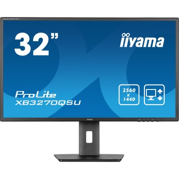 iiyama ProLite XB3270QSU-B1 écran plat de PC 81,3 cm (32") 2560 x 1440 pixels Wide Quad HD LED Noir