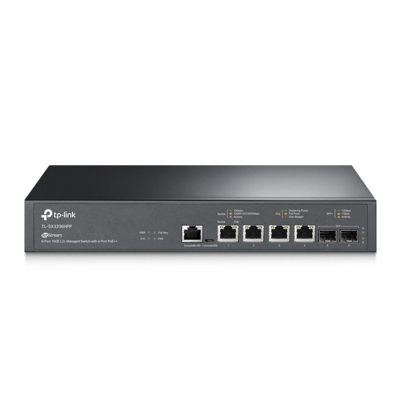 TP-Link JetStream TL-SX3206HPP commutateur réseau Géré L2+ 10G Ethernet (100 1000 10000) Connexion Ethernet, supportant