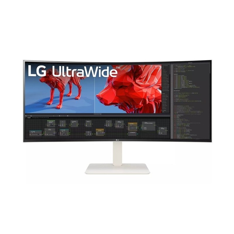 LG 38WR85QC-W écran plat de PC 96,5 cm (38") 3840 x 1600 pixels UltraWide Quad HD LCD Blanc