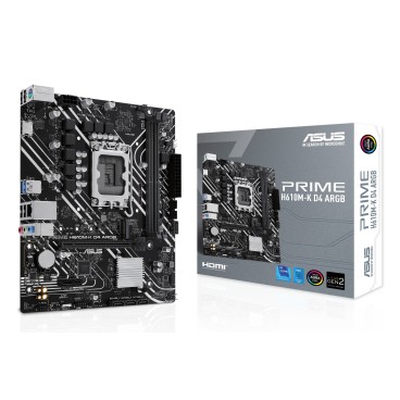 ASUS PRIME H610M-K D4 ARGB Intel H610 LGA 1700 micro ATX