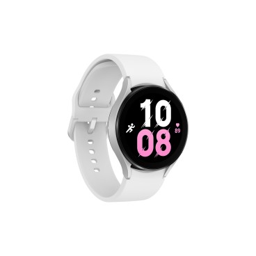 Samsung Galaxy Watch5 3,56 cm (1.4") OLED 44 mm Numérique 450 x 450 pixels Écran tactile Argent Wifi GPS (satellite)