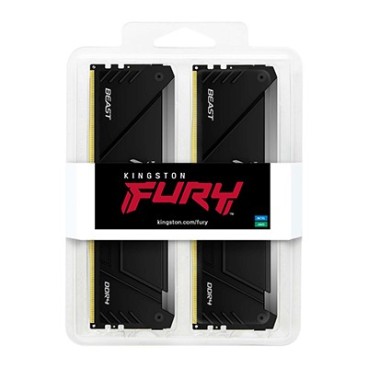 Kingston Technology FURY 16GB 2666MT s DDR4 CL16 DIMM (Kits de 2) Beast RGB