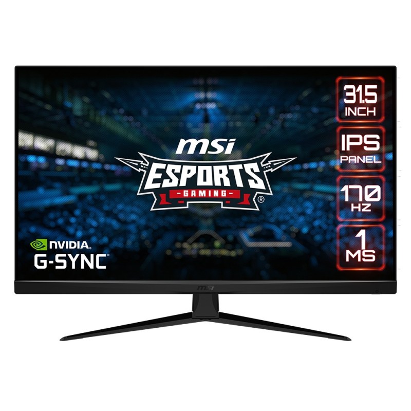 MSI G321Q écran plat de PC 80 cm (31.5") 2560 x 1440 pixels Wide Quad HD Noir