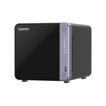 QNAP TS-432X-4G serveur de stockage NAS Tower Alpine Alpine AL-524 4 Go DDR4 QNAP QTS Noir