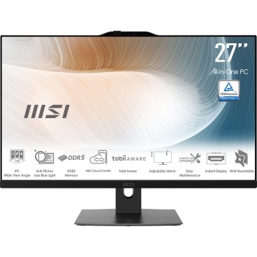 MSI Modern AM272P 1M-814FR Intel Core 7 150U 68,6 cm (27") 1920 x 1080 pixels PC All-in-One 16 Go DDR5-SDRAM 1 To SSD Windows