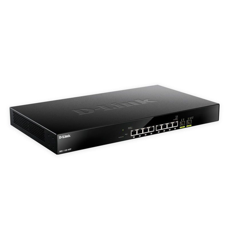 D-Link DMS-1100-10TP commutateur réseau Géré L2 2.5G Ethernet (100 1000 2500) Connexion Ethernet, supportant l'alimentation via