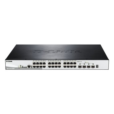 D-Link DGS-1510-28XMP Géré L2 L3 Gigabit Ethernet (10 100 1000) Connexion Ethernet, supportant l'alimentation via ce port (PoE)