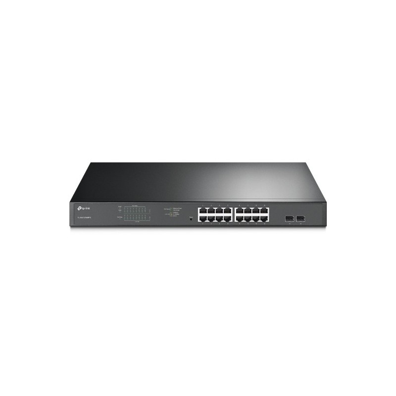 TP-Link TL-SG1218MPE Géré L2 Gigabit Ethernet (10 100 1000) Connexion Ethernet, supportant l'alimentation via ce port (PoE) 1U