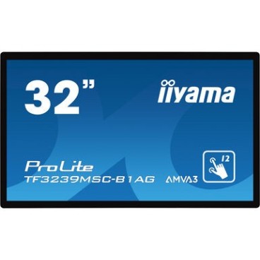 iiyama ProLite TF3239MSC-B1AG écran plat de PC 80 cm (31.5") 1920 x 1080 pixels Full HD LED Écran tactile Multi-utilisateur Noir