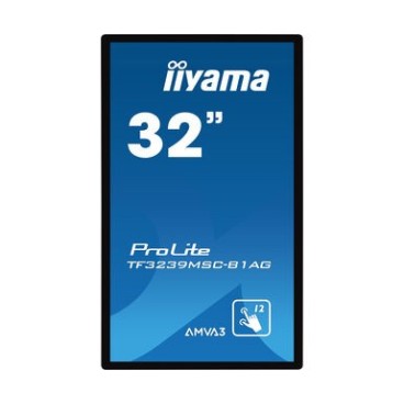 iiyama ProLite TF3239MSC-B1AG écran plat de PC 80 cm (31.5") 1920 x 1080 pixels Full HD LED Écran tactile Multi-utilisateur Noir