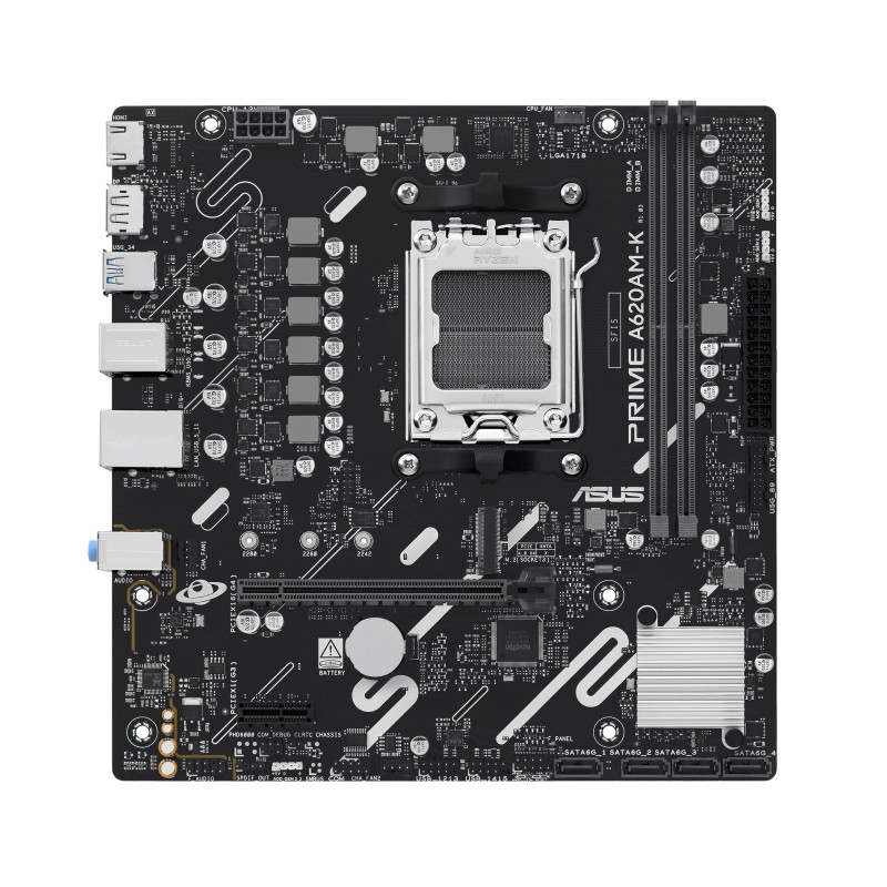 ASUS PRIME A620AM-K AMD A620A Emplacement AM5 micro ATX