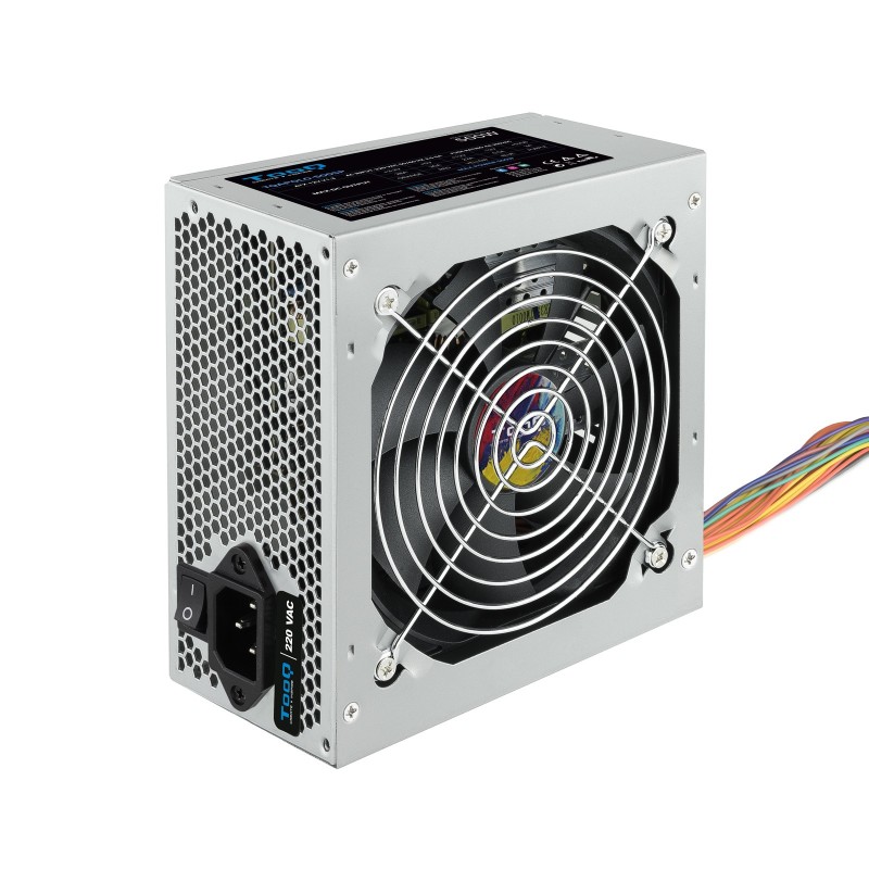 TooQ TQAPOLO-500SP unité d'alimentation d'énergie 500 W 20+4 pin ATX ATX Argent