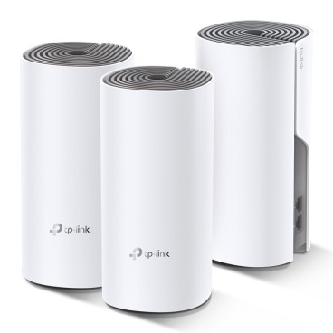 TP-Link Deco E4 (3-pack) Bi-bande (2,4 GHz   5 GHz) Wi-Fi 5 (802.11ac) Blanc, Gris 2 Interne