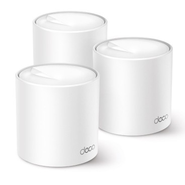 TP-Link Deco X50 (3-pack) Bi-bande (2,4 GHz   5 GHz) Wi-Fi 6 (802.11ax) Blanc Interne