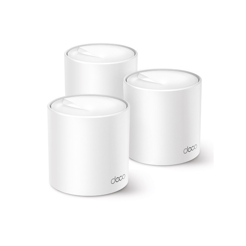 TP-Link Deco X50 (3-pack) Bi-bande (2,4 GHz   5 GHz) Wi-Fi 6 (802.11ax) Blanc Interne