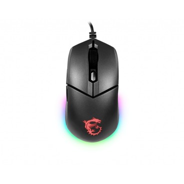 MSI Clutch GM11 souris Jouer Gauche USB Type-A Optique 5000 DPI