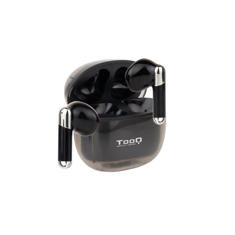 TooQ Onyx Casque Sans fil Ecouteurs Appels Musique Bluetooth Noir, Chrome