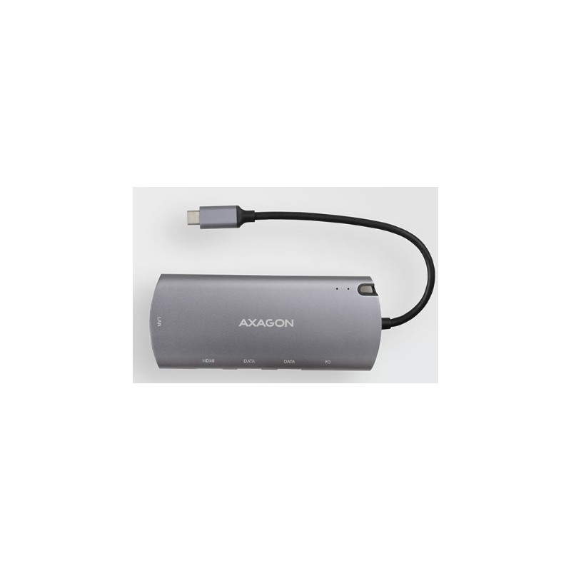 Axagon HMC-6M2 station d'accueil USB 3.2 Gen 1 (3.1 Gen 1) Type-C Aluminium