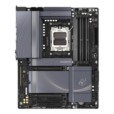 GIGABYTE B850 AI TOP Carte Mère - Processeurs AMD Ryzen Série 9000, 16+2+2 phases VRM numériques, jusqu'à 8600MHz DDR5 (OC),