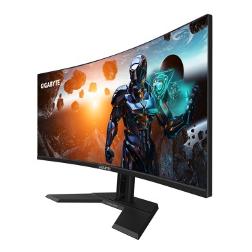 GIGABYTE GS34WQC Moniteur de jeu incurvé 34" WQHD - 3440 x 1440, 1500R, 300Hz, 1ms, 250 cd m², FreeSync Premium, HDR Ready,