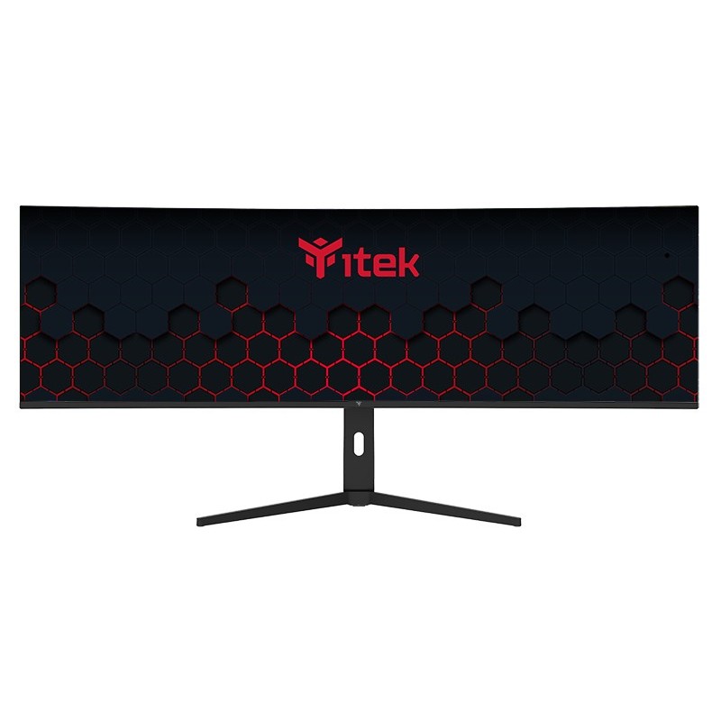 itek GGC écran plat de PC 124,5 cm (49") 5120 x 1440 pixels Dual QHD LED Noir