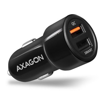 Axagon PWC-QC5 chargeur d'appareils mobiles Smartphone, Tablette Noir Allume-cigare Charge rapide Auto