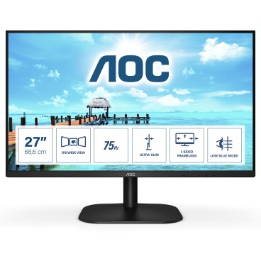 AOC B2 27B2H EU LED display 68,6 cm (27") 1920 x 1080 pixels Full HD Noir