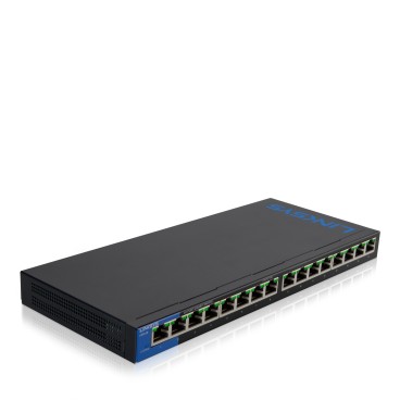 Linksys Commutateur Gigabit PoE de bureau à 16 ports (LGS116P)