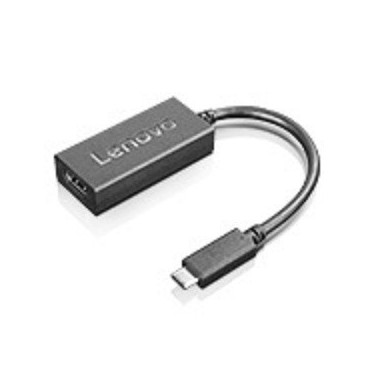 Lenovo 4X90M42956 câble vidéo et adaptateur VGA (D-Sub) USB Type-C Noir